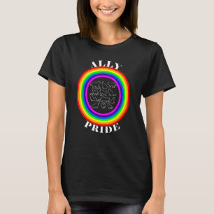 Camiseta Ally Orly LGBTQ Equality Rainbow Lesbian Tran
