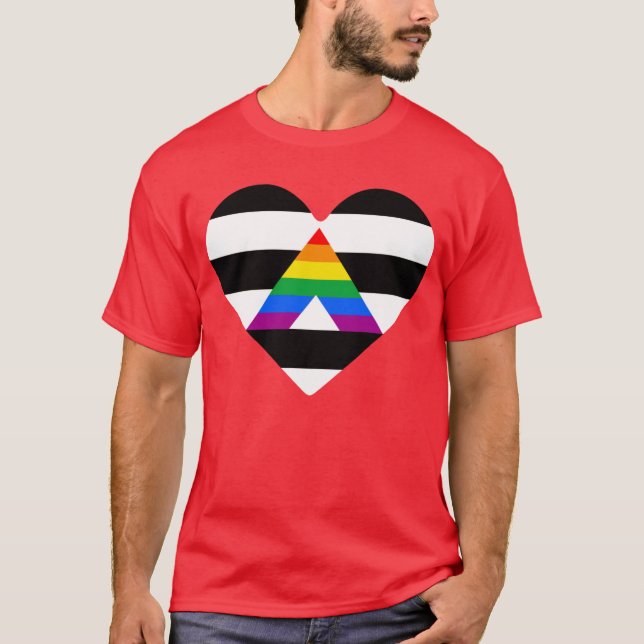 Camiseta Ally Pride Heart (Anverso)