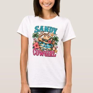 Camiseta Alma arenosa vaquera costera occidental de playa