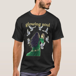 Camiseta Alma brillante gráfica única