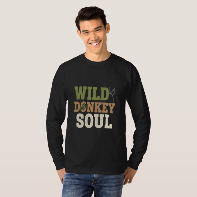 CAMISETA ALMA DE BURRO SALVAJE (Anverso completo)