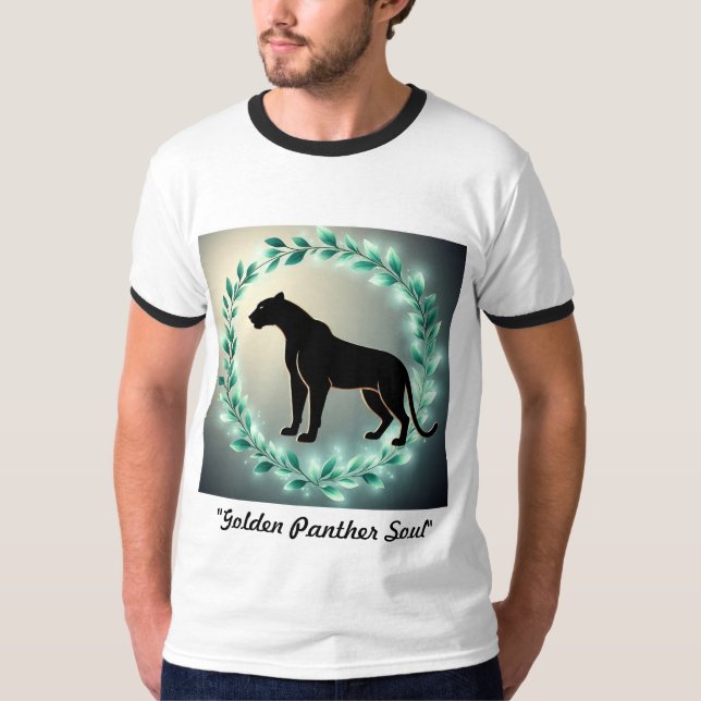 Camiseta Alma de Pantera Dorada (Anverso)