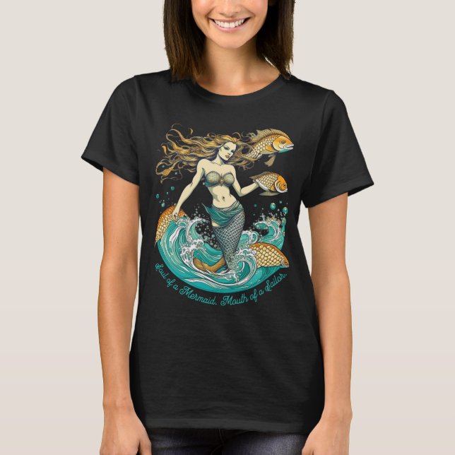 Camiseta Alma de sirena (Anverso)