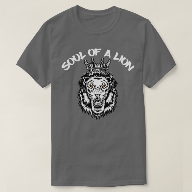 Camiseta Alma de un león (Diseño del anverso)