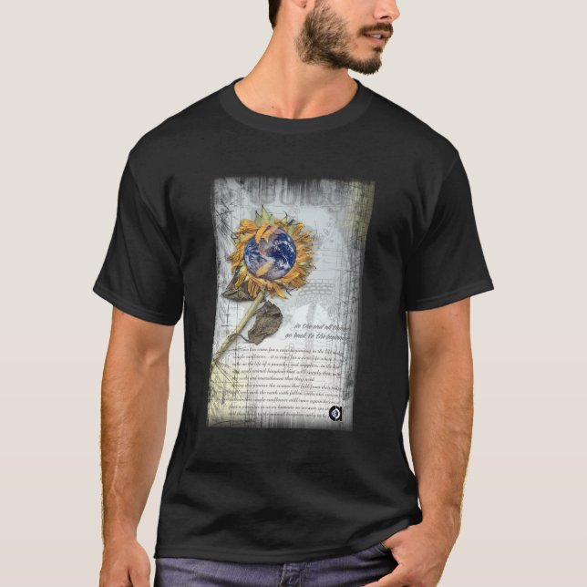 Camiseta Alma del girasol por Gregory Gallo (Anverso)
