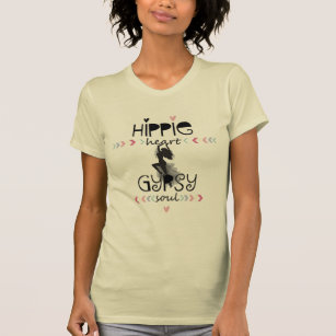 Camiseta Alma del gitano del corazón del Hippie