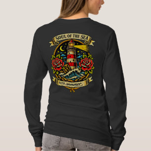 Camiseta Alma del Mar Tatuaje de Marinero al Estilo Antiguo