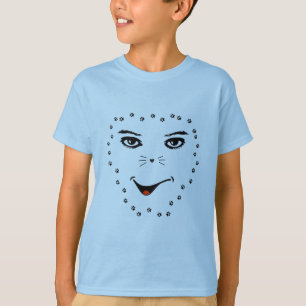 Camiseta "Alma felina, mirada humana - artístico