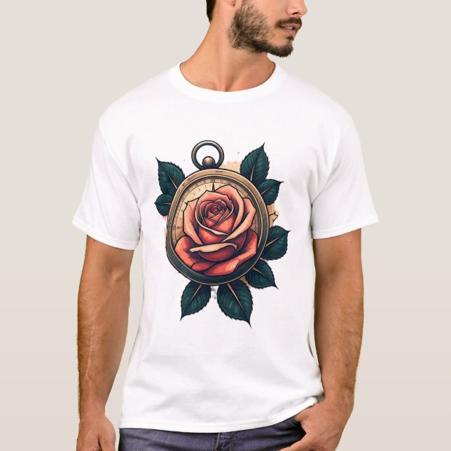 Camiseta Alma guiada por Rosas (Anverso)