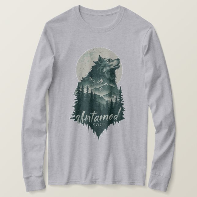 Camiseta Alma indomable (Anverso del diseño)