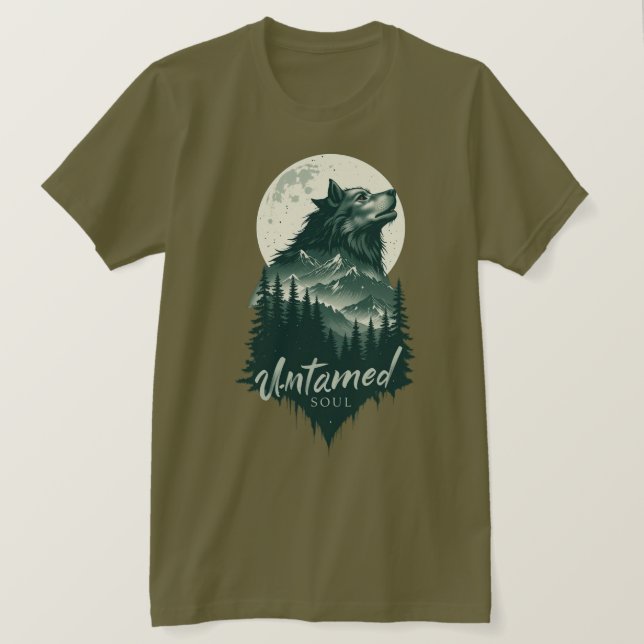 Camiseta Alma indomable (Anverso del diseño)