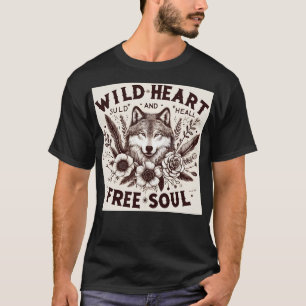 Camiseta Alma libre de corazón silvestre