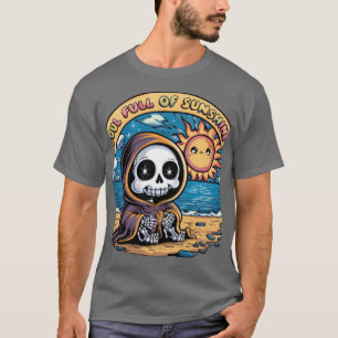 Camiseta Alma Llena De Parqué Sombroso En La Playa