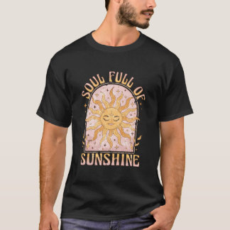 Camiseta Alma Llena De Sol Luz Del Sol Y Luna Mística Celes