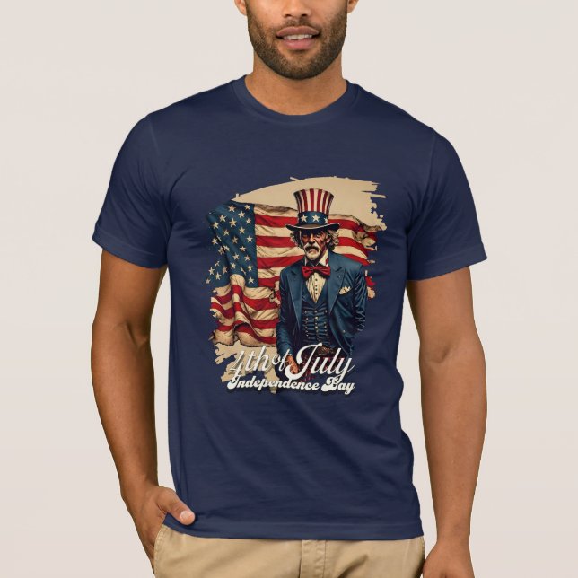 Camiseta Alma orgullosa del 4 de julio (Anverso)