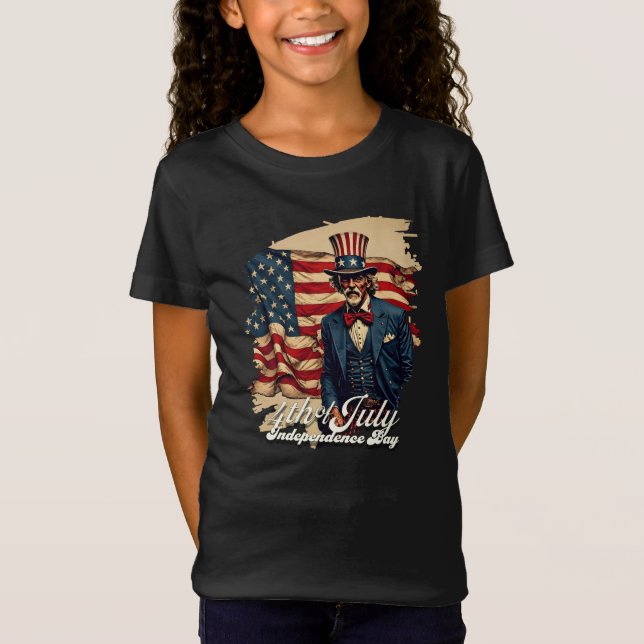 Camiseta Alma orgullosa del 4 de julio (Anverso)