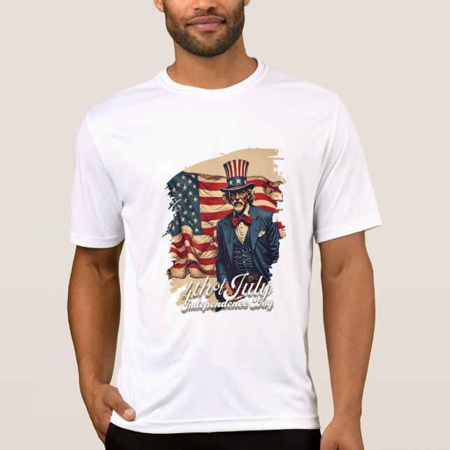 Camiseta Alma orgullosa del 4 de julio (Anverso)