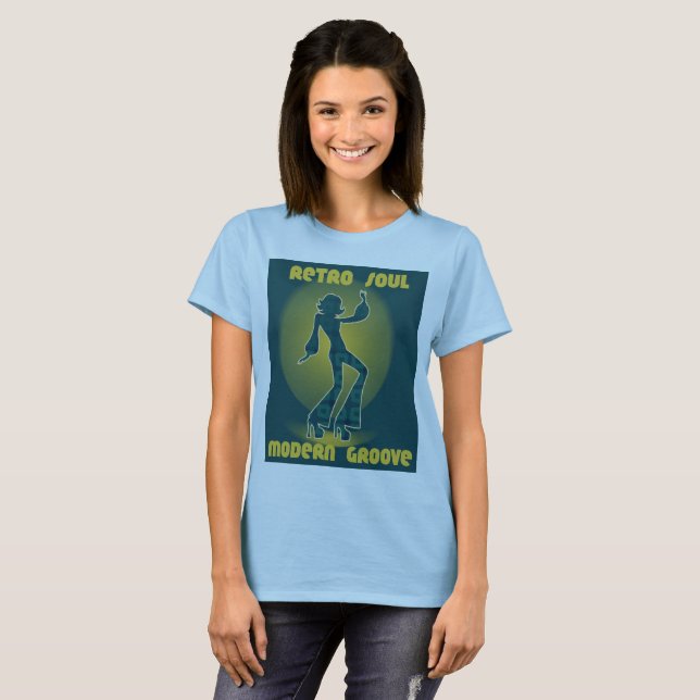 Camiseta Alma Retro Groove Moderno (Anverso completo)