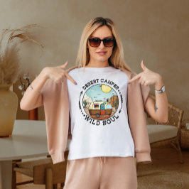 Camiseta Alma salvaje campista del desierto