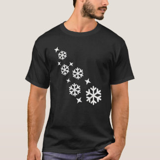 Camiseta Almacén de copos de nieve Estrellas de copos de ni