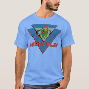 Camiseta Almacén de grabación de reproducción de medios por