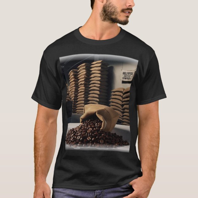 Camiseta Almacén de la Compañía de Café Halfhyde (Anverso)
