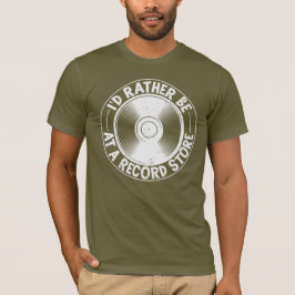 Camiseta Almacén de registros divertidos de álbum de grabac