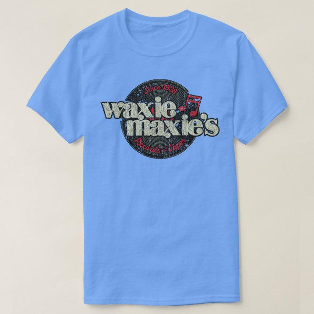 Camiseta Almacén de registros Waxie Maxies Registra cintas  (Diseño del anverso)