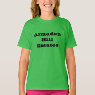 Camiseta Almaden Hill Estates, barrio de san José atrevido