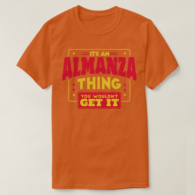 Camiseta Almanza (Diseño del anverso)