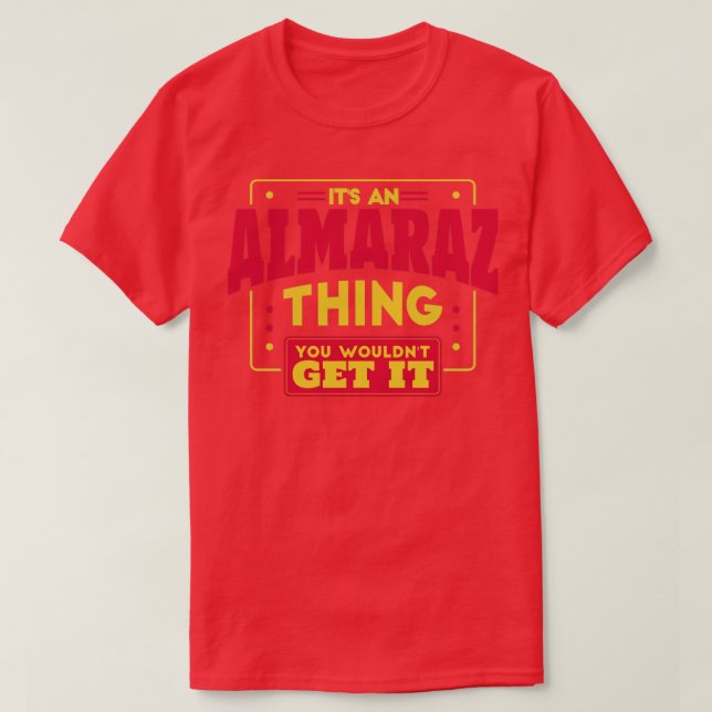 Camiseta Almaraz (Diseño del anverso)