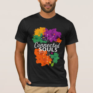 Camiseta Almas Conectadas – Unidad Colorida y Conexión Huma