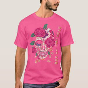 Camiseta Almas de hueso de azúcar espeluznantes de color Dí
