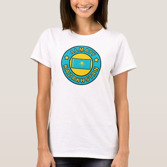 Camiseta Almaty Kazajistán (Anverso)