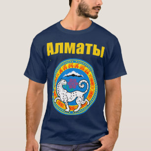 Camiseta Almaty Kazajistán Escudo De Armas Regalo Kazajistá
