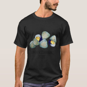 Camiseta Almejas Clambake Rhode Island Mariscos Nueva Ingla