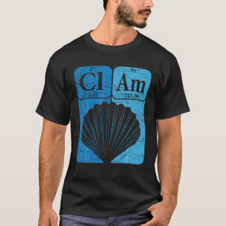 Camiseta Almejas de almeja Elementos de la tabla de almejas