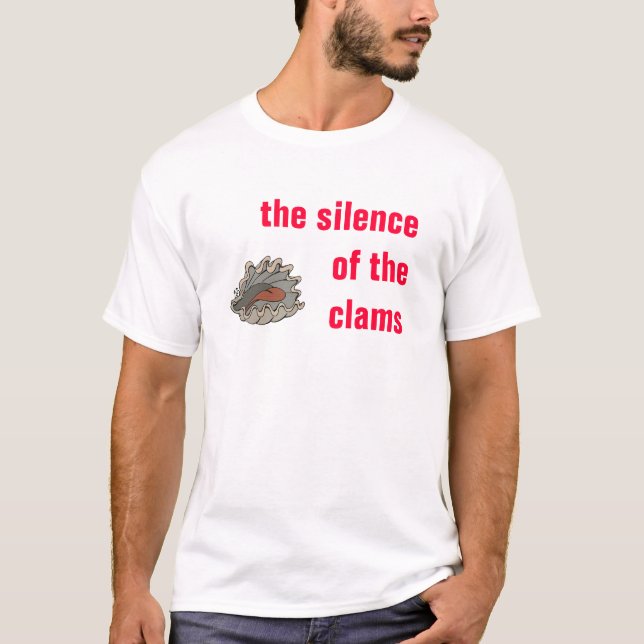 Camiseta Almejas, el silencio de las almejas (Anverso)