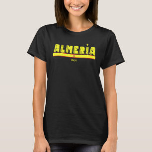 Camiseta Almería España Bandera española Espana