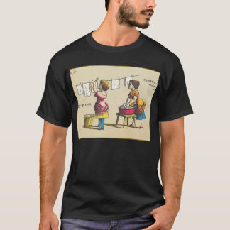 Camiseta Almidón de lavado de vintage Grave