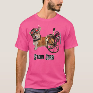 Camiseta Almirante rueda el Corgi Steampunk