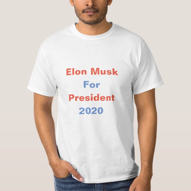 Camiseta Almizcle de Elon para presidente Shirt (Anverso)