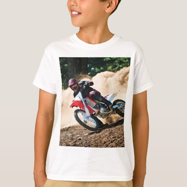 Camiseta almohada de lanzamiento de motocross (Anverso)