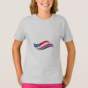 Camiseta Almohada Decorativa Ondas USA Stars & Stripes   Ro