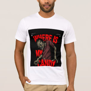 Camiseta Almohada Divertida de Zombie para Halloween – “¿Dó