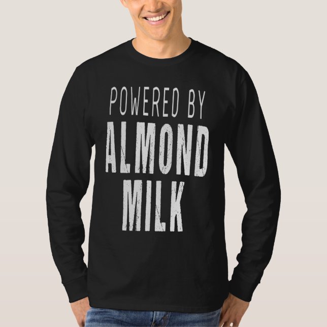 Camiseta Almond Milk   Powered By Almond Milk (Anverso)