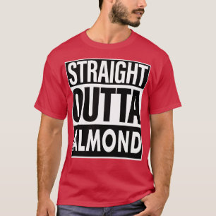 Camiseta Almond Name Straight Outta Almond