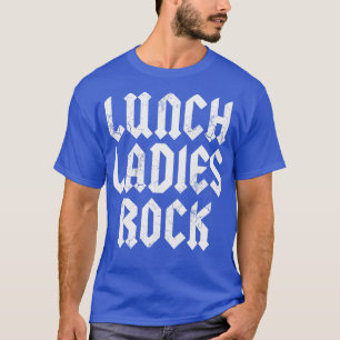 Camiseta Almuerzo Damas Trabajadora De Cafetería Rock Lady 