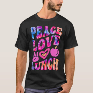 Camiseta ALMUERZO DE AMOR DE LA PAZ Lady Retro Cafeteria Gr