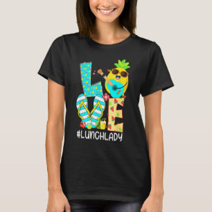 Camiseta Almuerzo de amor de piña Lady Hola vacaciones de v